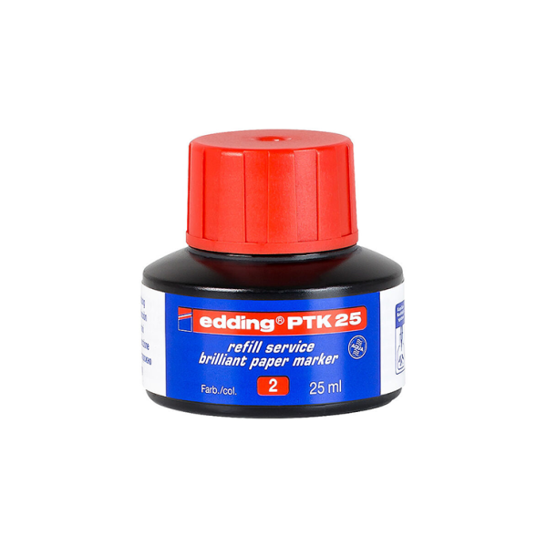 Tinta per retolador pissarra Edding 660 Vermell