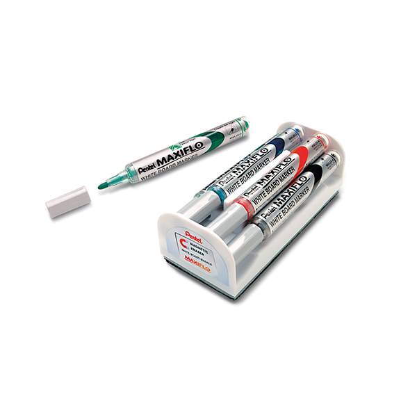 Estoig retoladors pissarra blanca Pentel Maxiflo f