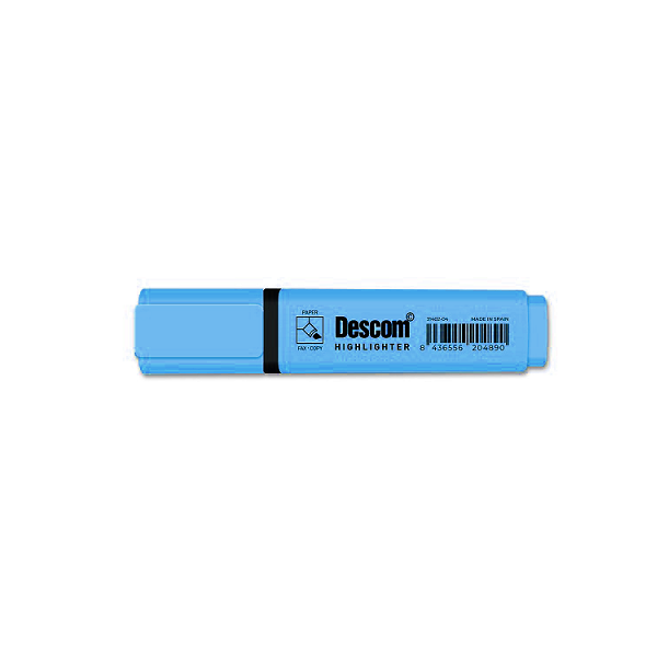 Marcador fluorescente Descom Azul