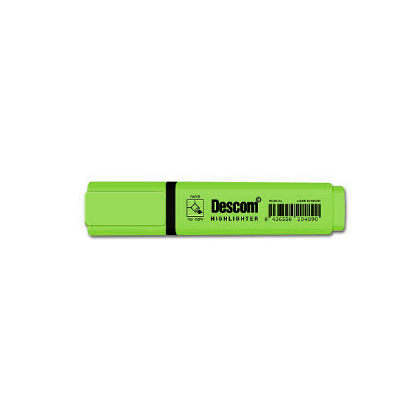 Marcador fluorescente Descom Verde