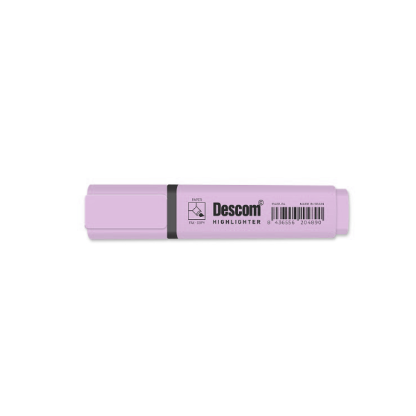 Marcador fluorescent pastel Descom Violeta