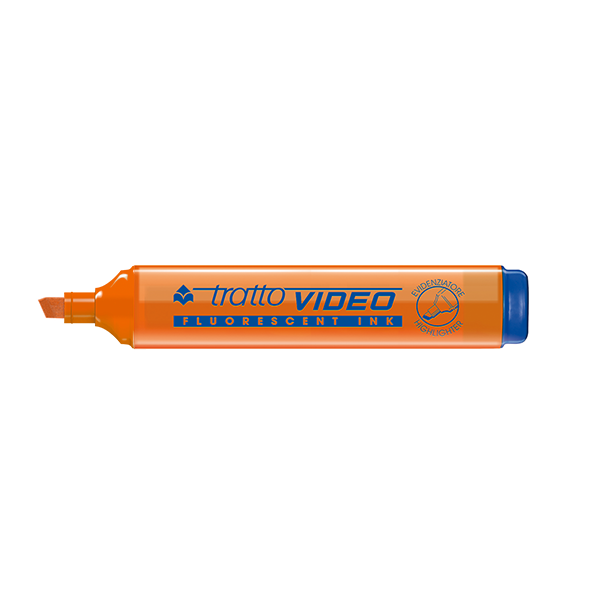 Marcador fluorescente Tratto Video Naranja