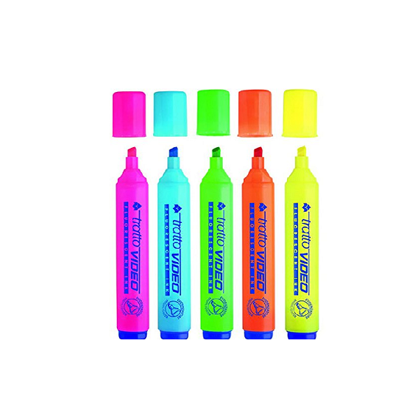 Marcador fluorescente Tratto Video