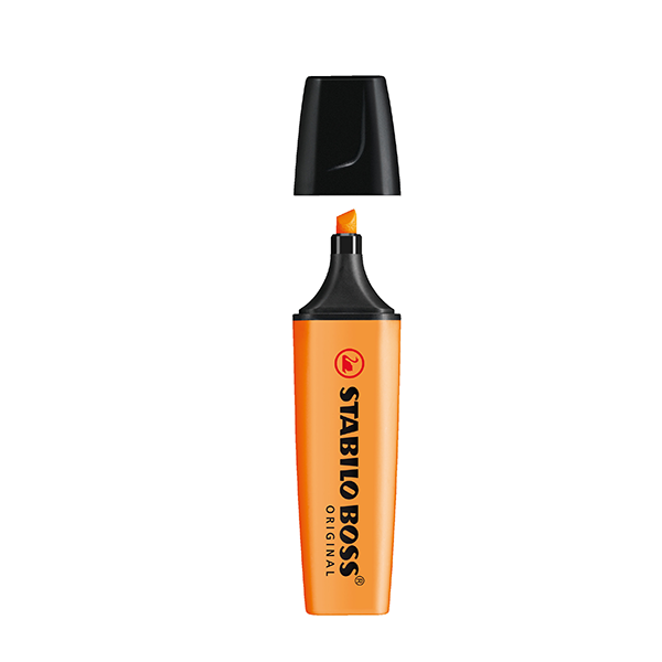 Marcador fluorescente Stabilo Boss original Naranja