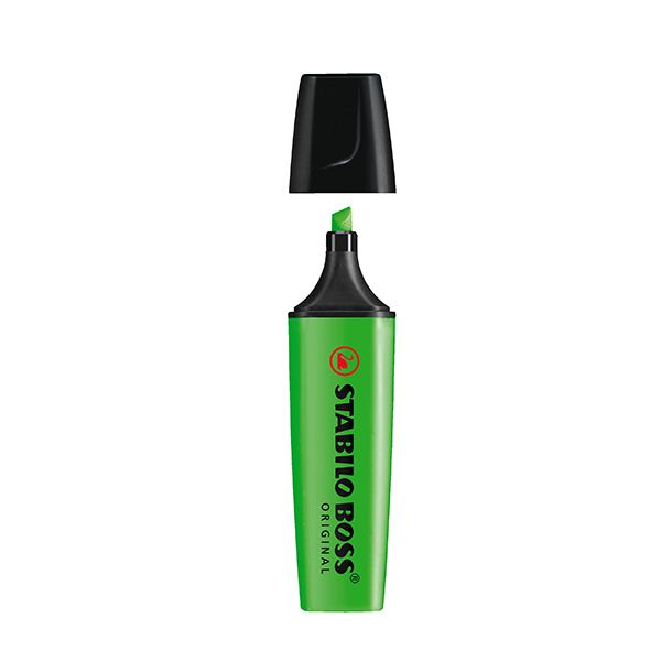 Marcador fluorescente Stabilo Boss original Verde