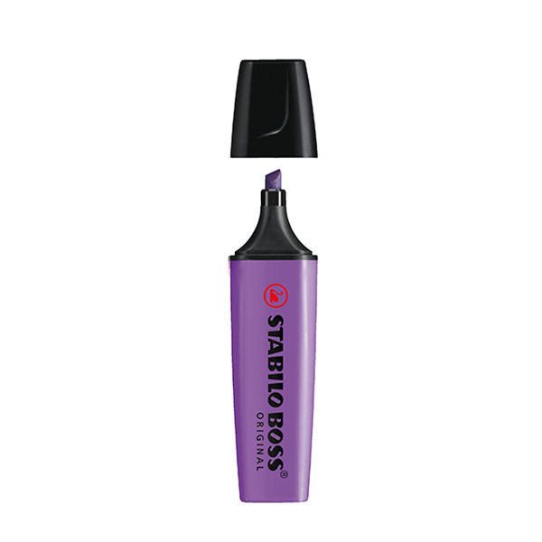Marcador fluorescente Stabilo Boss original Violeta