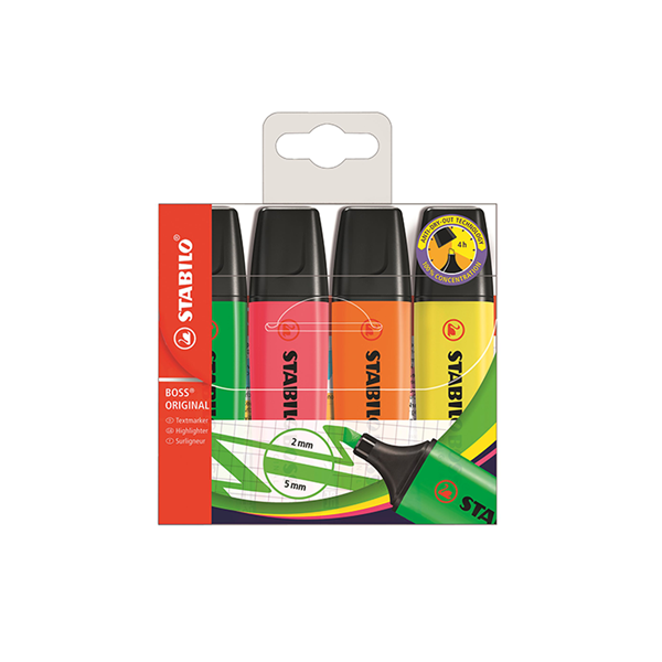 Estoig marcadors fluorescents Stabilo Boss Origina