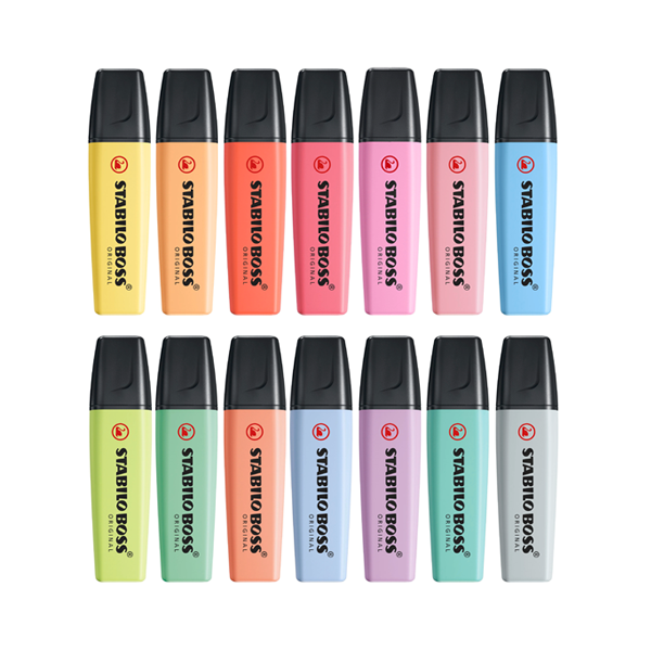 Marcador fluorescente Stabilo Boss Original color pastel