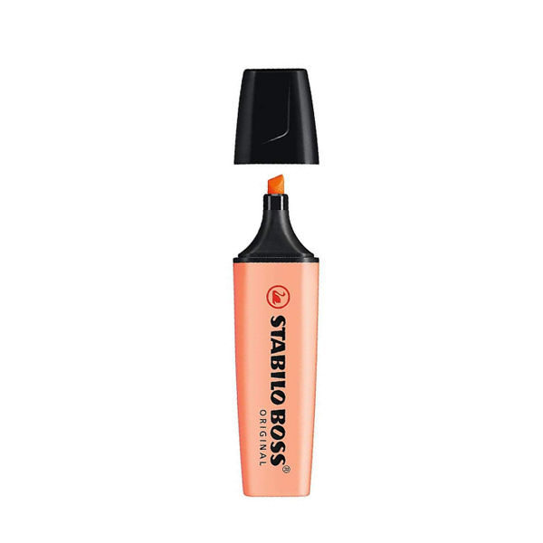 Marcador fluorescente Stabilo Boss original pastel Naranja