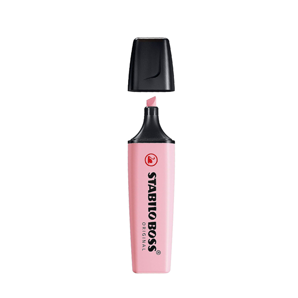 Marcador fluorescente Stabilo Boss original pastel Rosa