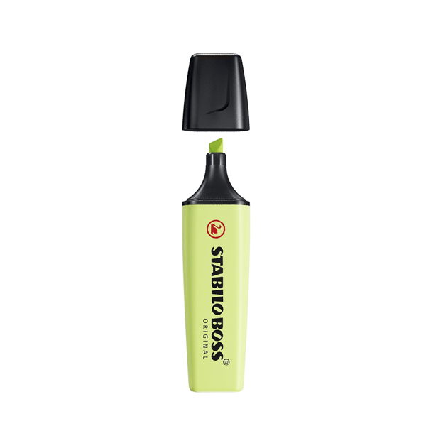 Marcador fluorescente Stabilo Boss original pastel Lima