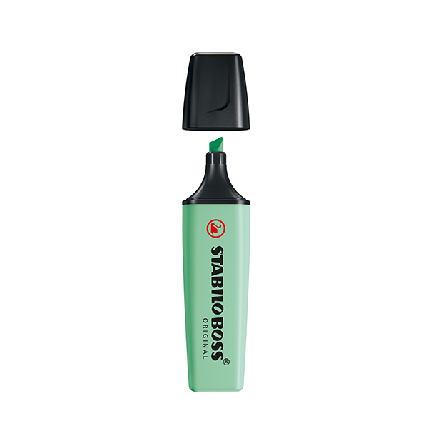 Marcador fluorescente Stabilo Boss original pastel Menta