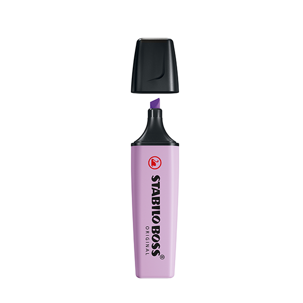 Marcador fluorescente Stabilo Boss original pastel Violeta