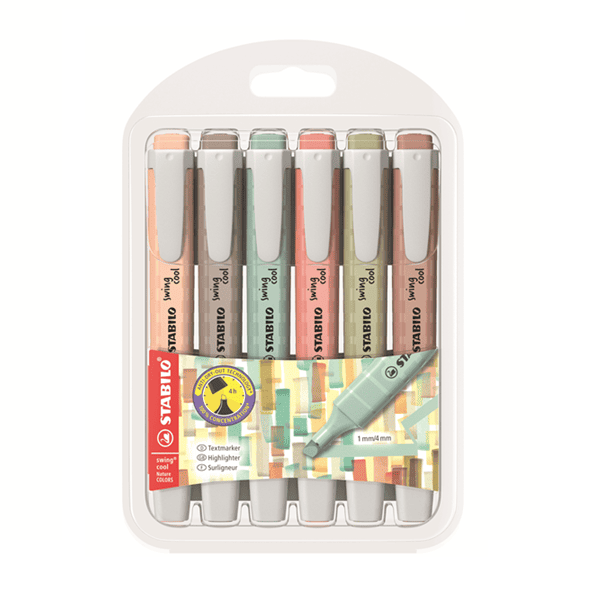 Estoig marcadors fluorescents STABILO Swing cool N