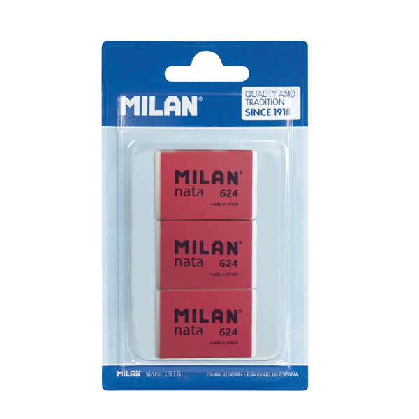 Blíster goma Milan Nata 624