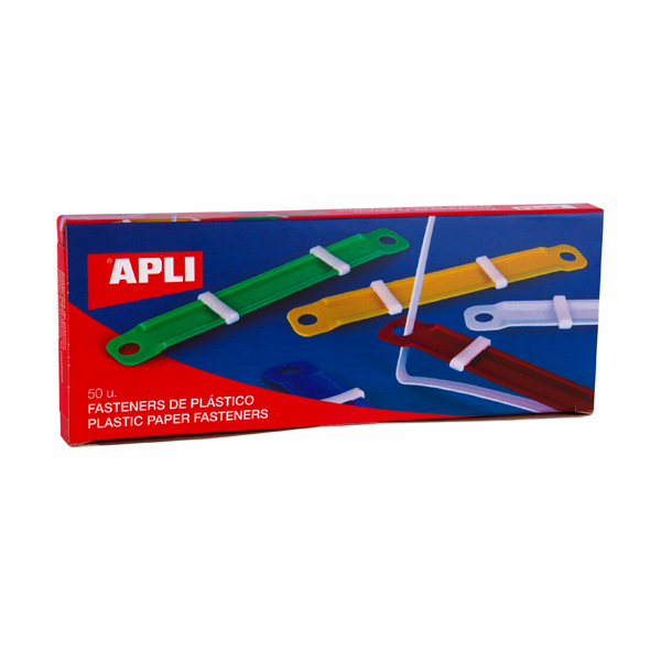 Fásteners plástico colores Apli