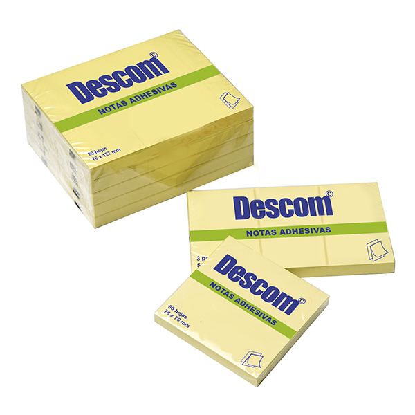 Notas de quita y pon Descom