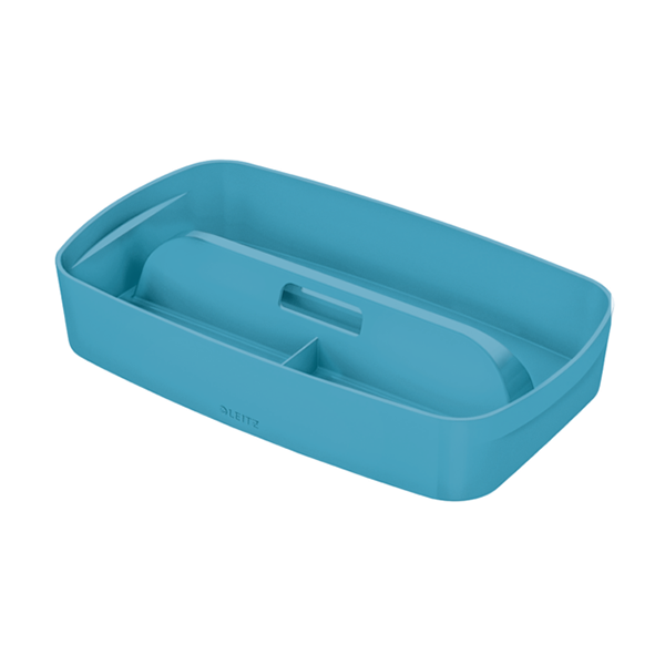 Bandeja organizadora pequeña con asa Leitz MyBox Cosy Azul