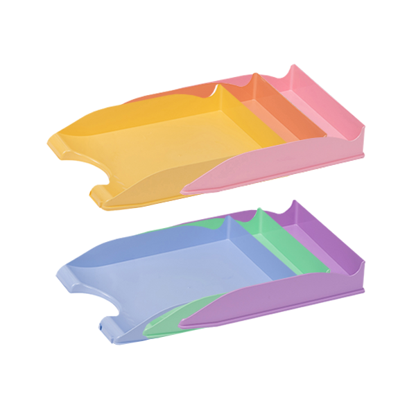 Bandejas plástico reciclado pastel Faibo 93R