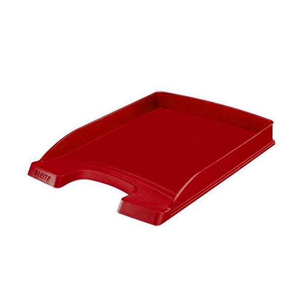 Safata Leitz Plus SLIM gran capacitat Vermell