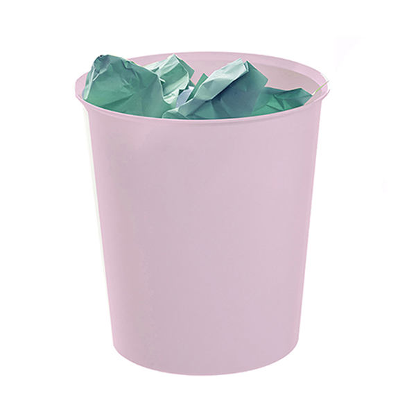 Papelera Archivo 2000 reciclada Rosa Pastel