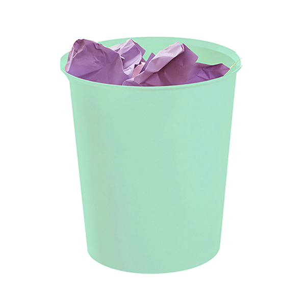 Papelera Archivo 2000 reciclada Verde Pastel