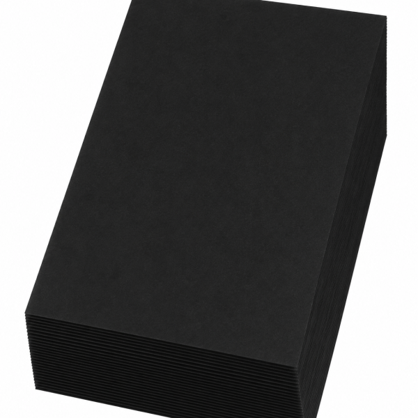 Paquet 50 cartolines Iris A4 Negre
