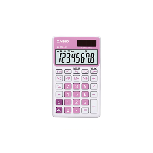 Calculadora Casio SL-310UC Rosa