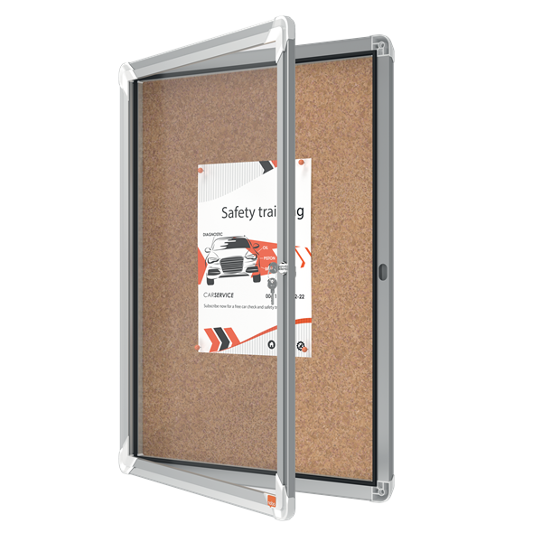 Vitrina de anuncios interior corcho vertical NOBO Premium Plus