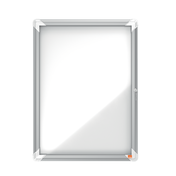 Vitrina d'anuncis interior blanca vertical NOBO Pr