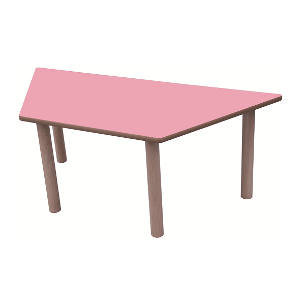 Taula trapezi 120x60 cm T2 alt. 53 cm