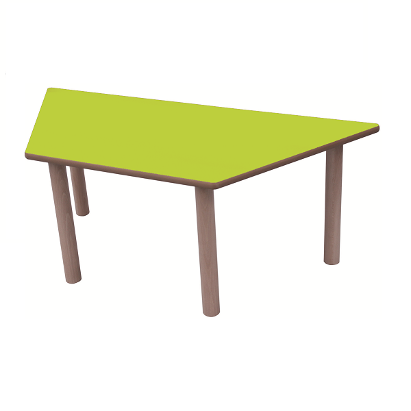 Taula trapezi 120x60 cm T3 alt. 59 cm