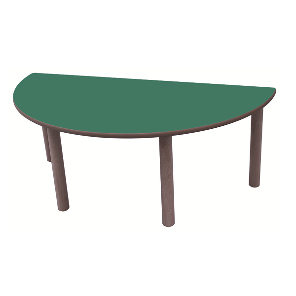 Taula semirodona 120x60 cm T2 alt. 53 cm