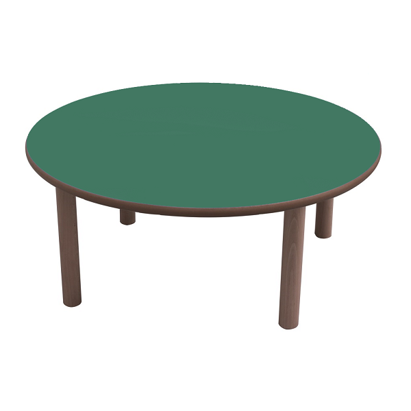 Taula semirodona 120x60 cm T2 alt. 53 cm