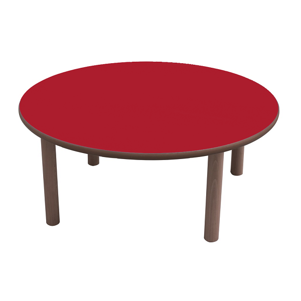 Taula semirodona 120x60 cm T3 alt. 59 cm