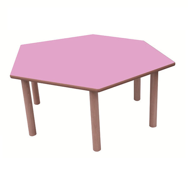 Taula hexagonal 110x55 cm T0 40 cm