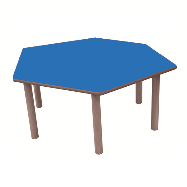Taula hexagonal 110x55 cm T2 53 cm