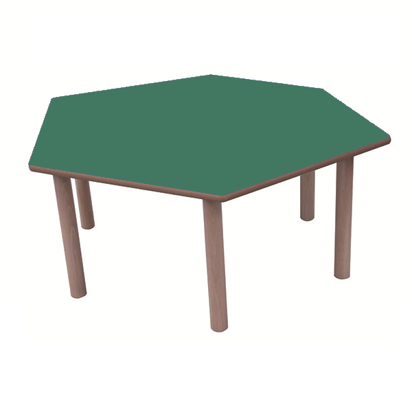 Taula hexagonal 110x55 cm T3 59 cm