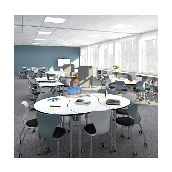 Taula WAVE 130x83 cm regulable T1-3