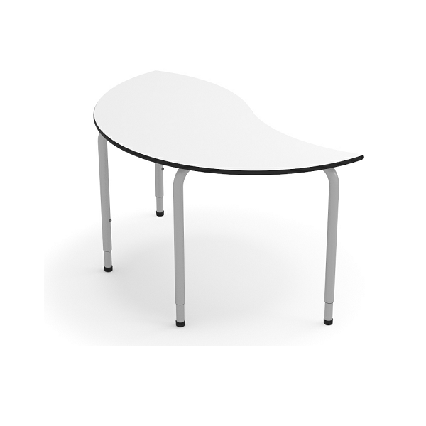 Taula YANG ø 130x73 cm alt. regulable T4-6