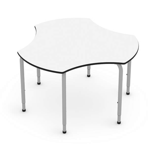 Taula TRISIX ø 130 cm alt. regulable T4-6