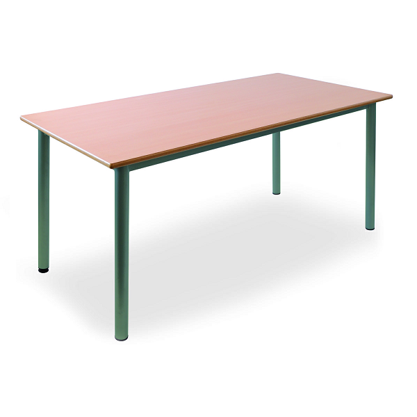 Taula rectangular 280 estructura verd