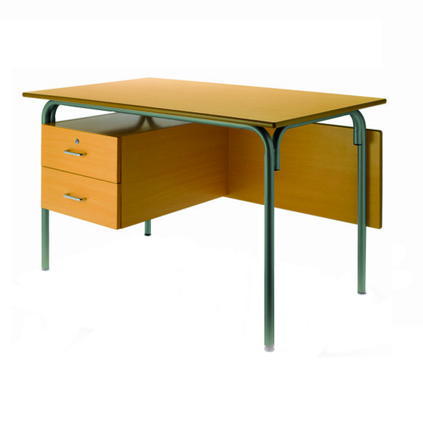Taula professor 239 estructura verd 120x70 cm