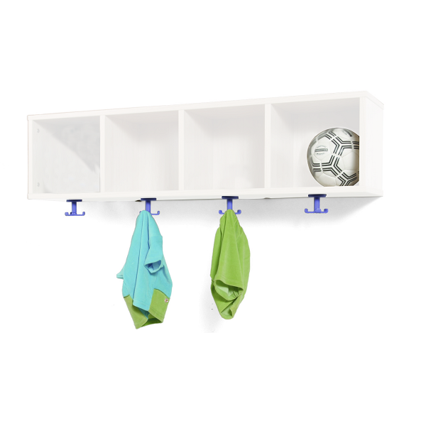 Penjador blanc 4 caselles 120-30