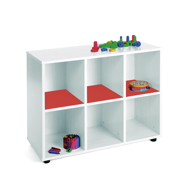 Moble 6 caselles Blanc