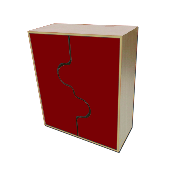 Mueble intermedio puertas onda Haya