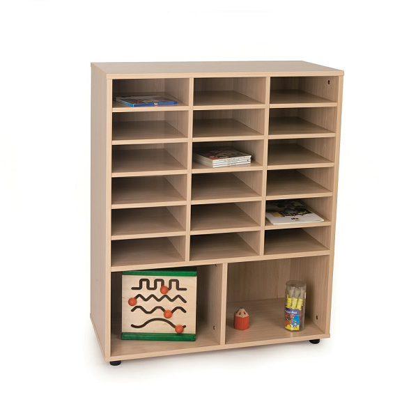 Mueble 2 casillas y casillero Haya