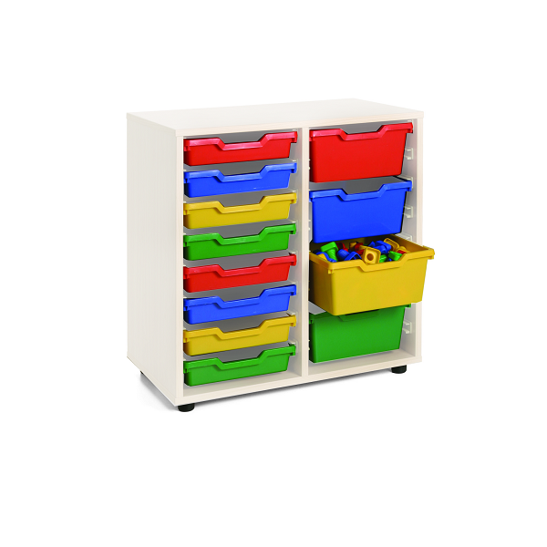 Cubetero bajo 2 columnas 700 Blanco