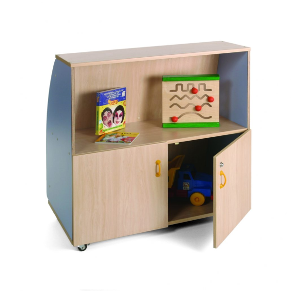 Moble expositor llibres faig 2 cares