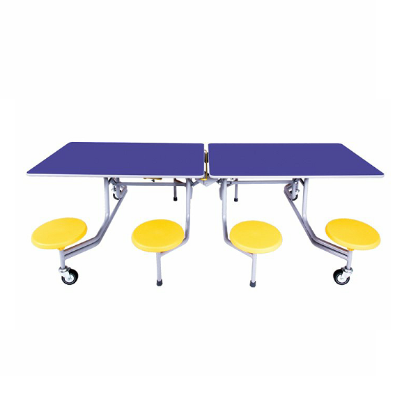 Taula rectangular 244x76 cm 8 seients alçada 66 cm